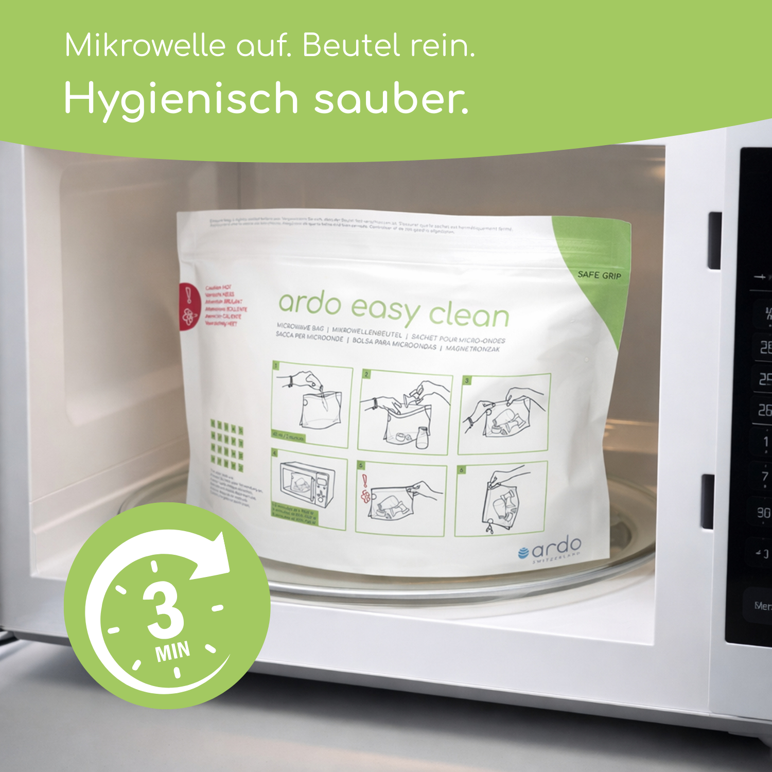 ardo-easy-clean-mikrowellenbeutel-sterilisierbeutel image 2