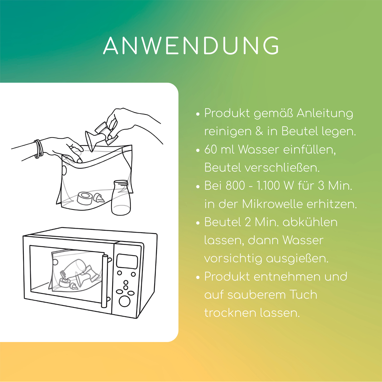 ardo-easy-clean-mikrowellenbeutel-sterilisierbeutel image 4