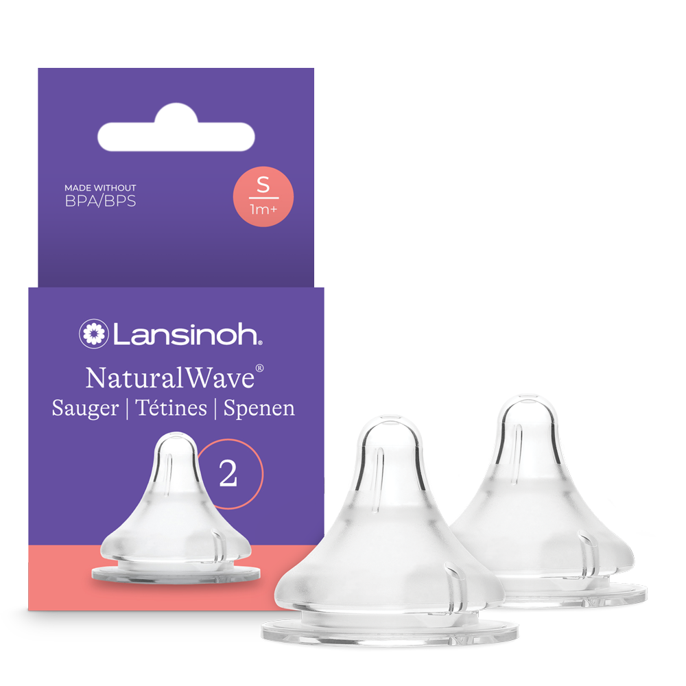 lansinoh-naturalwave-sauger-s-slow-flow-silikon image 1