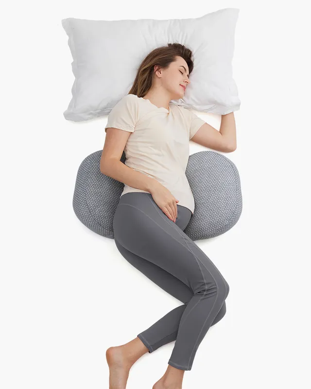 momcozy-schwangerschaftskissen-keilform-mit-k-hlendem-bezug image 1