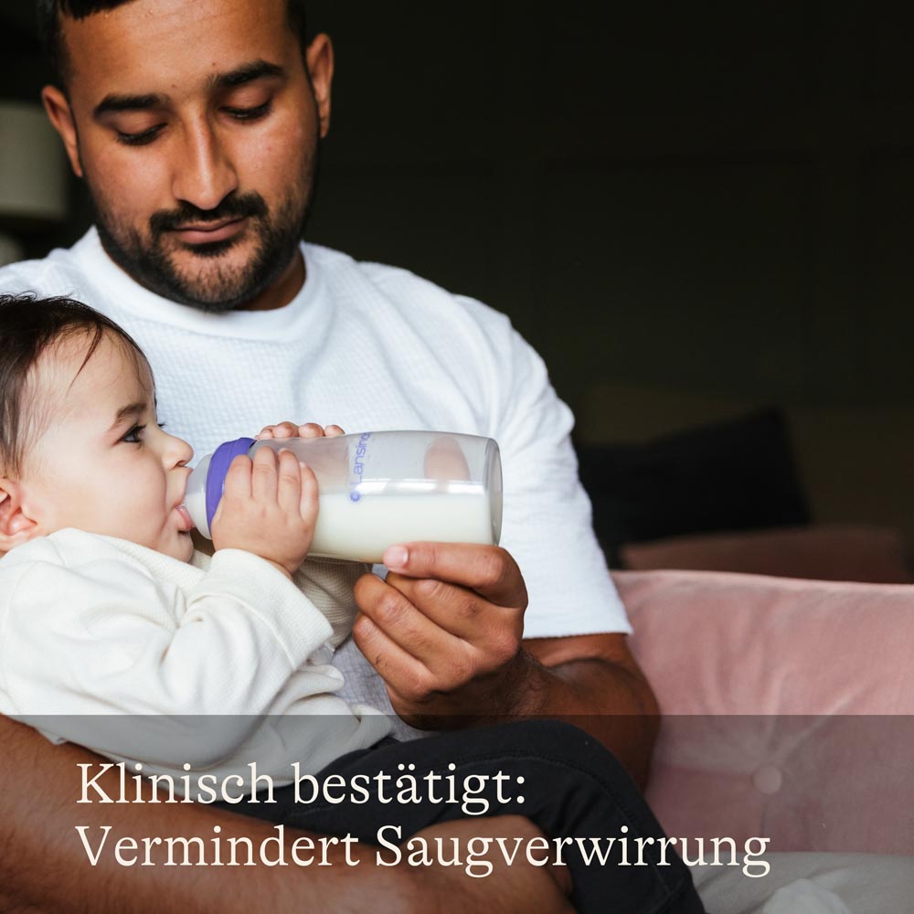 lansinoh-babyflasche-mit-naturalwave-sauger-l-2-x-330-ml image 2