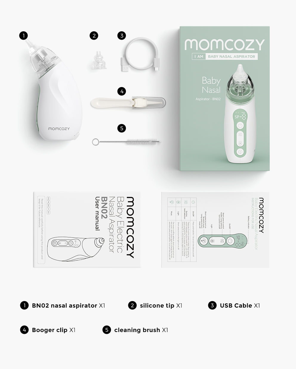 momcozy-baby-nasensauger-mit-langer-batterielebensdauer image 8