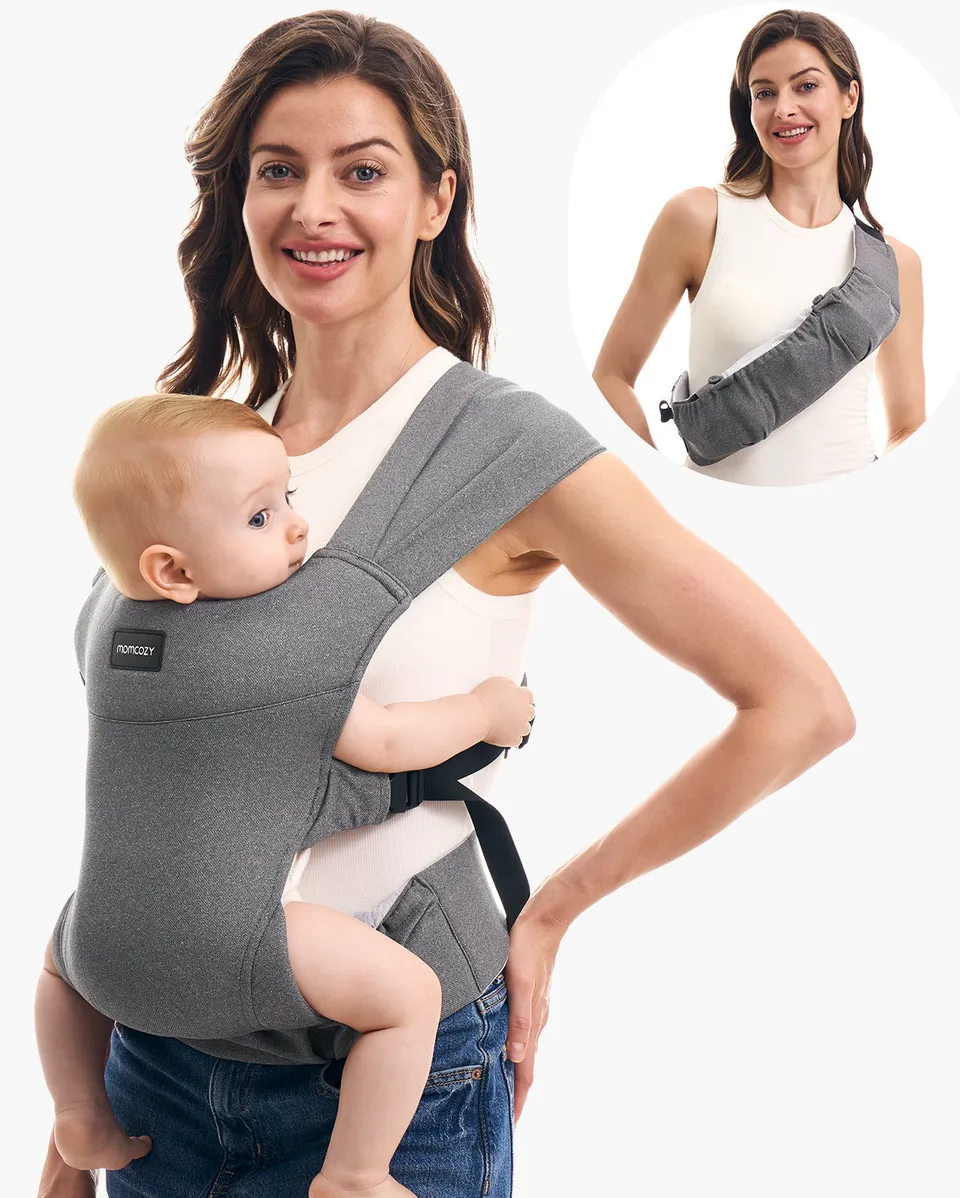 momcozy-tragbare-babytrage-leicht-faltbar image 1