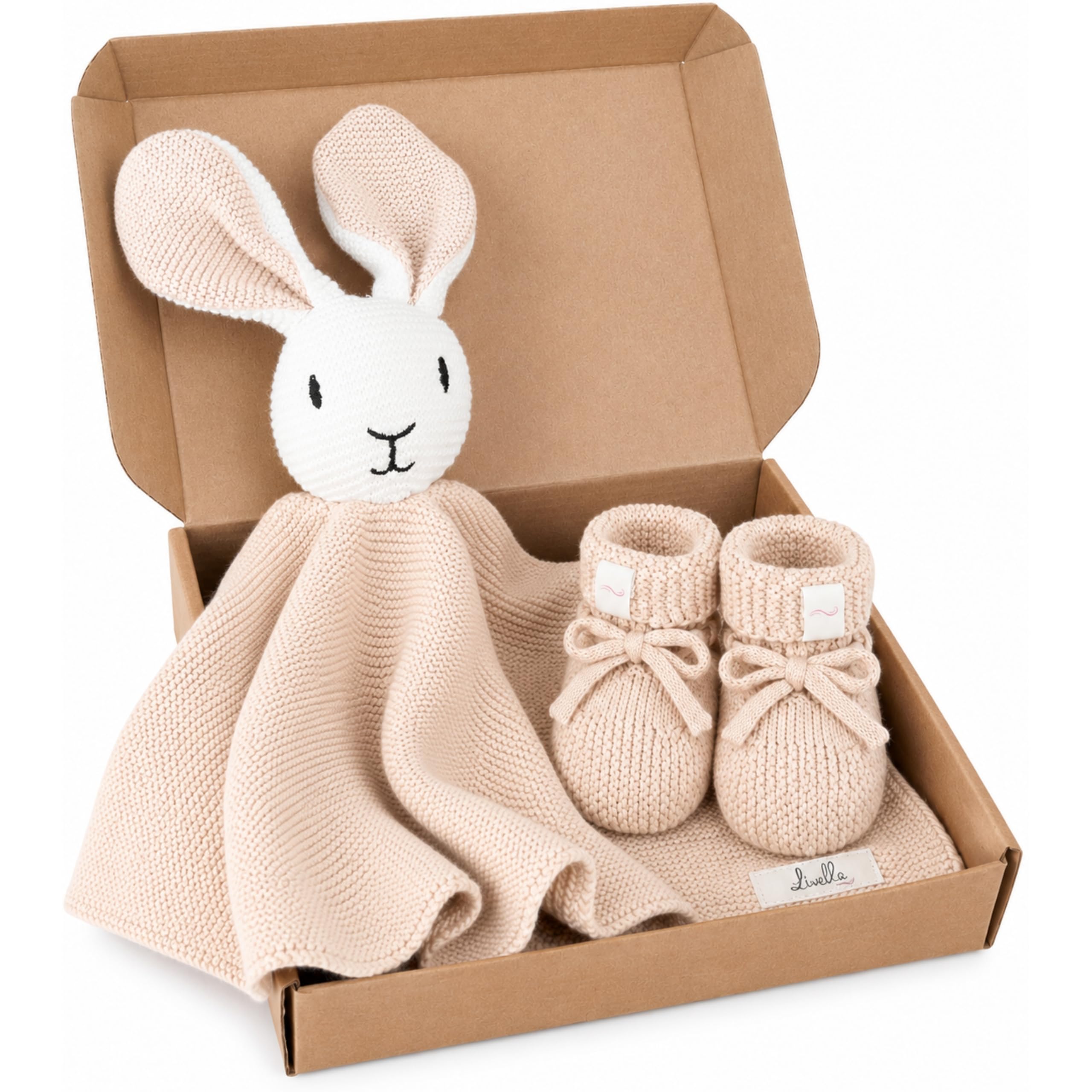 livella-kuscheltuch-hase-mit-s-ckchen-40x40-cm-bio-baumwolle image 7