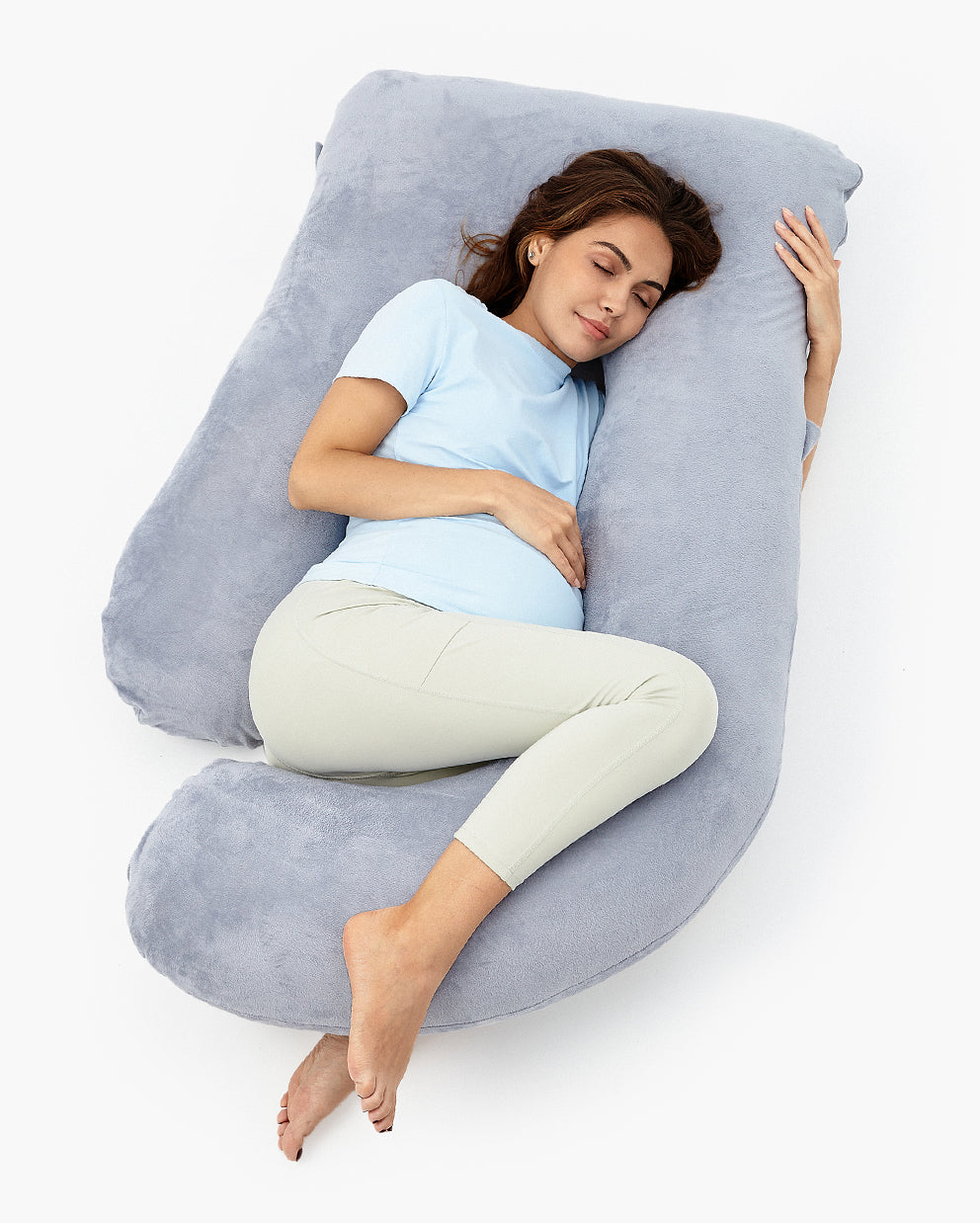 momcozy-huggable-u-f-rmiges-schwangerschaftskissen image 4