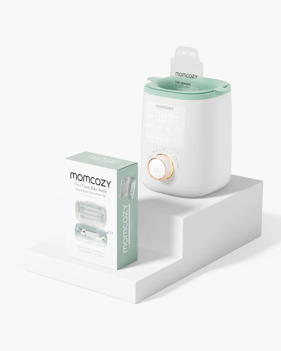 momcozy-stillen-reinigen-bundle-nutri-flaschenw-rmer-flaschenb-rsten-set image 1