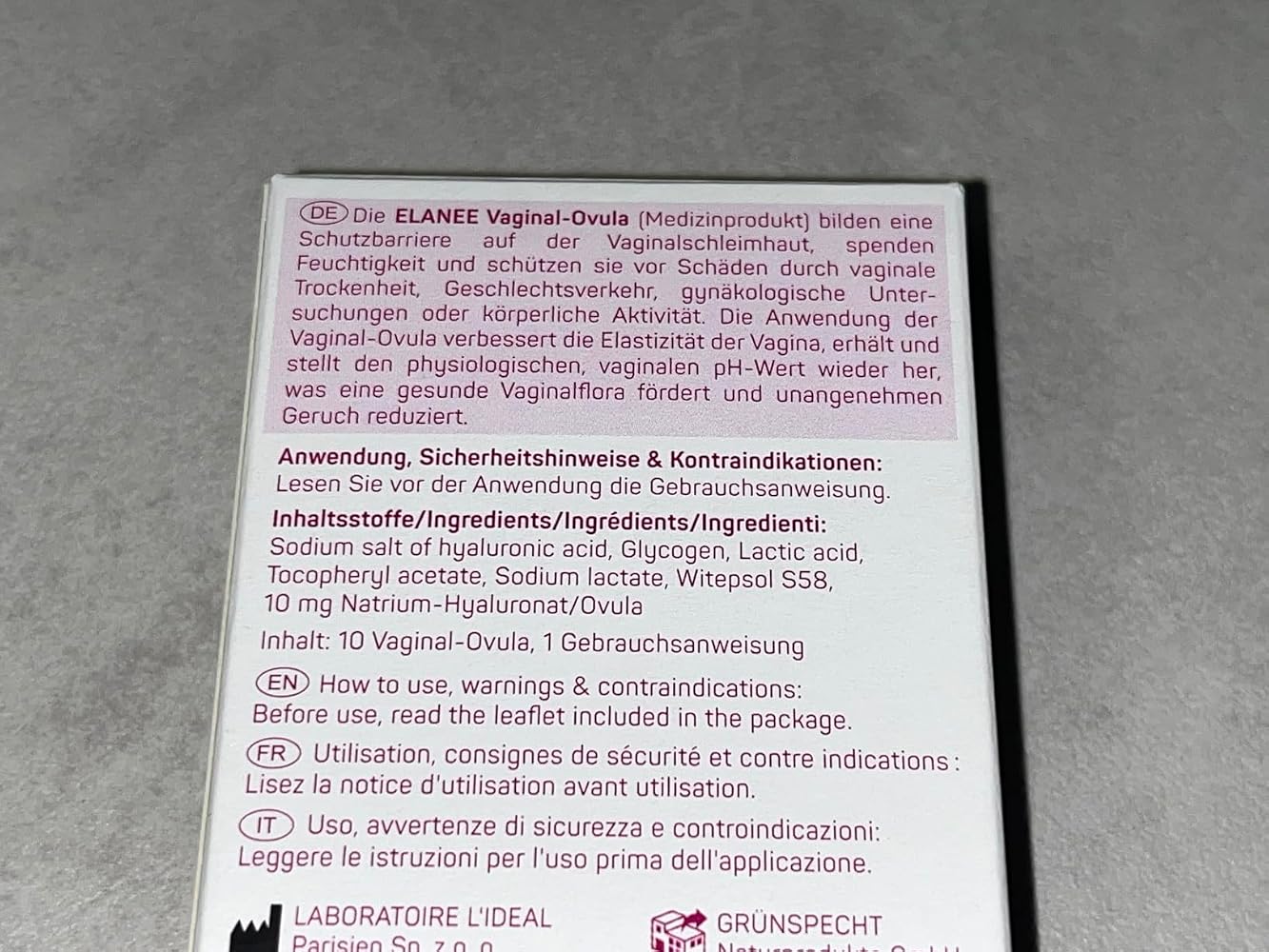 Sehr angenehme Pflege über Nacht