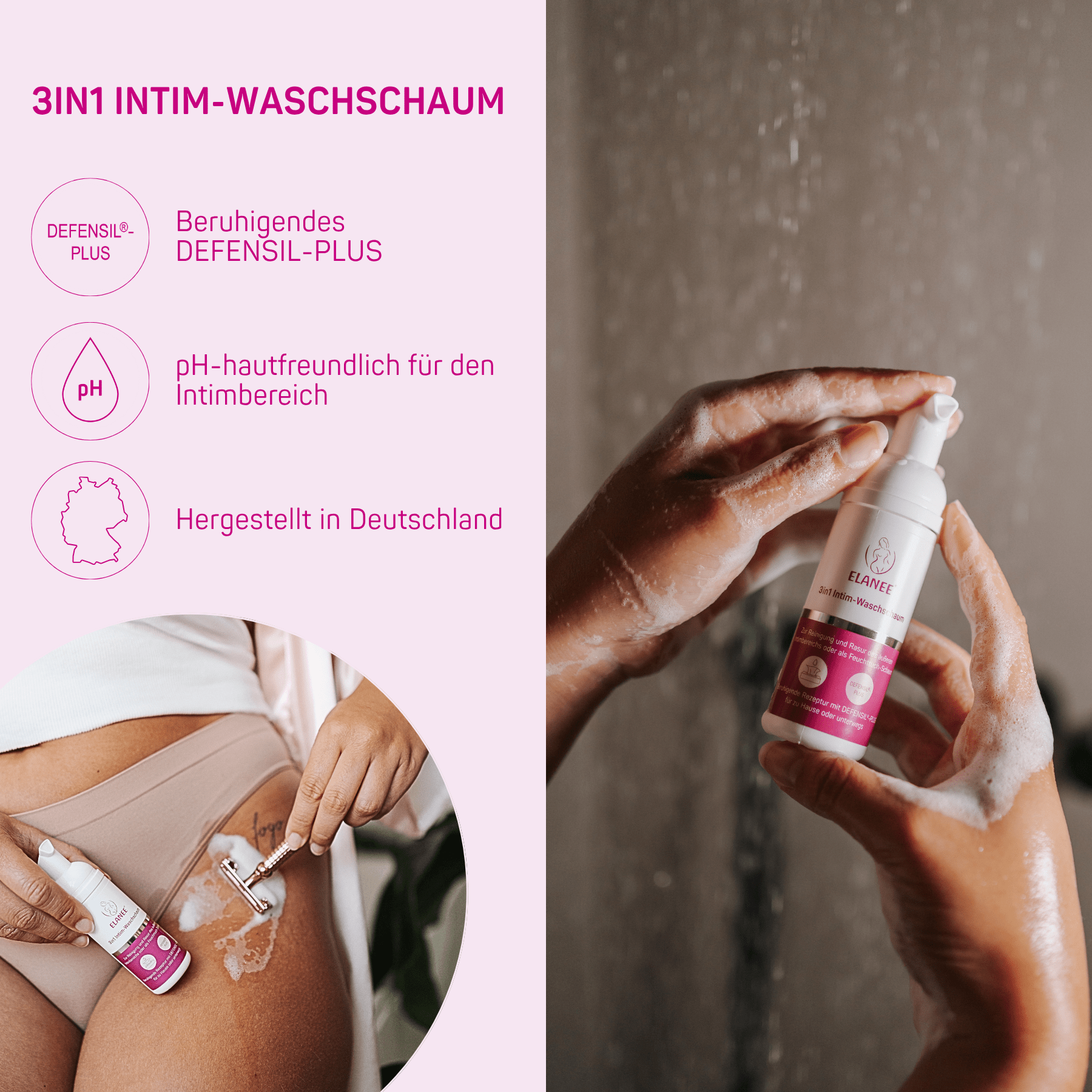 elanee-intimpflege-set-3in1-intim-waschschaum-intim-pflegecreme image 3
