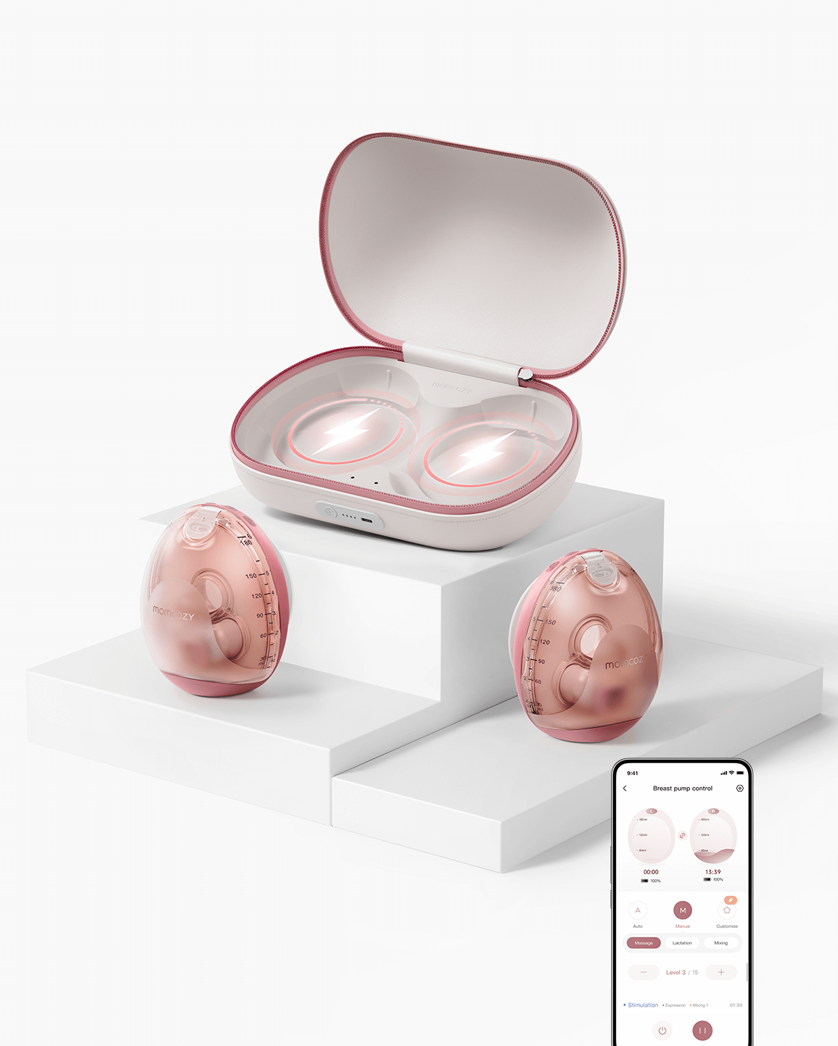 momcozy-air-1-ultraflache-milchpumpe-freih-ndig-wearable image 1