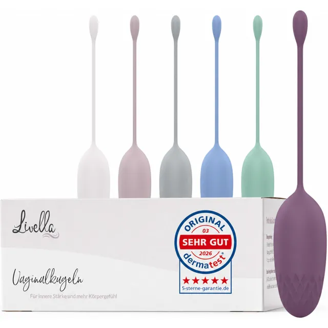 livella-beckenbodentrainer-frauen-6-gewichte-25-110-g-silikon image 1