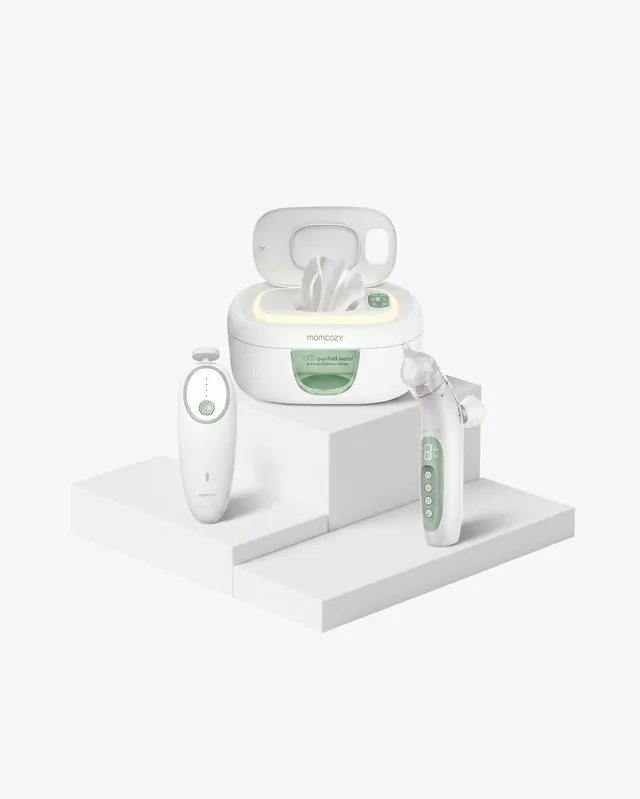 momcozy-baby-pflege-set-elektrischer-nasensauger-babynagelfeile-und-babyfeuchtt- image 1