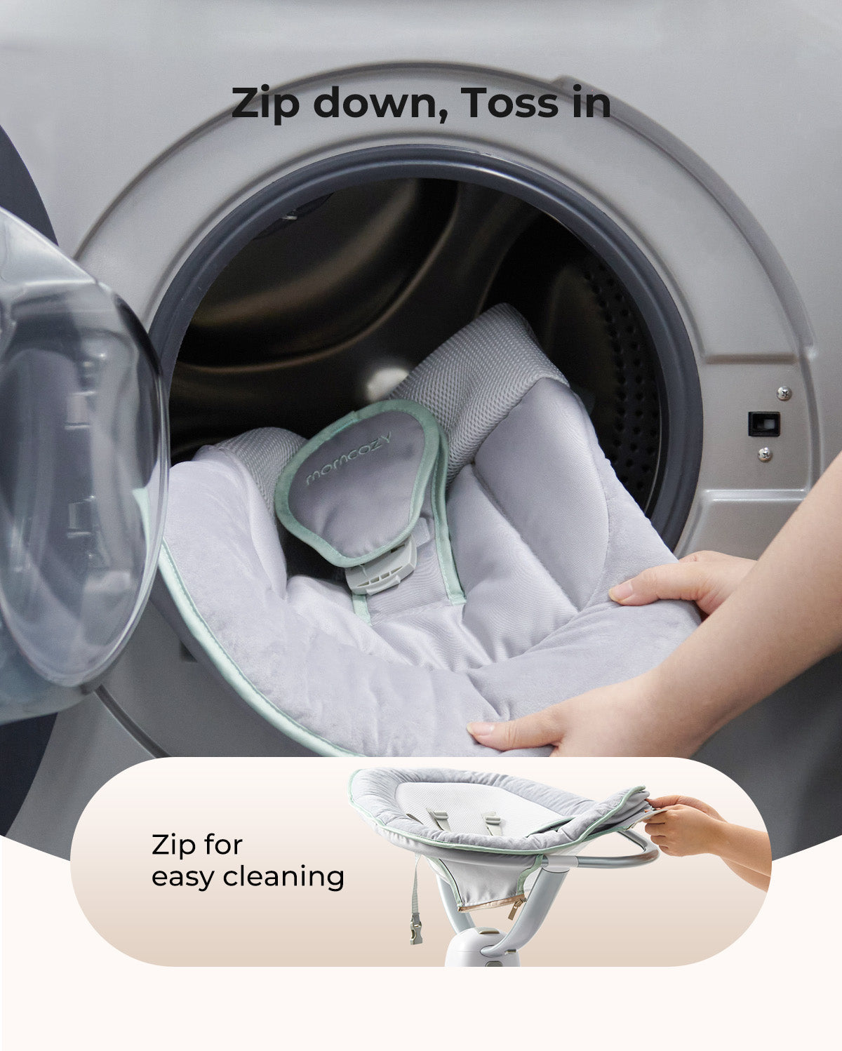 momcozy-cocosway-3d-motion-elektrische-babyschaukel image 7