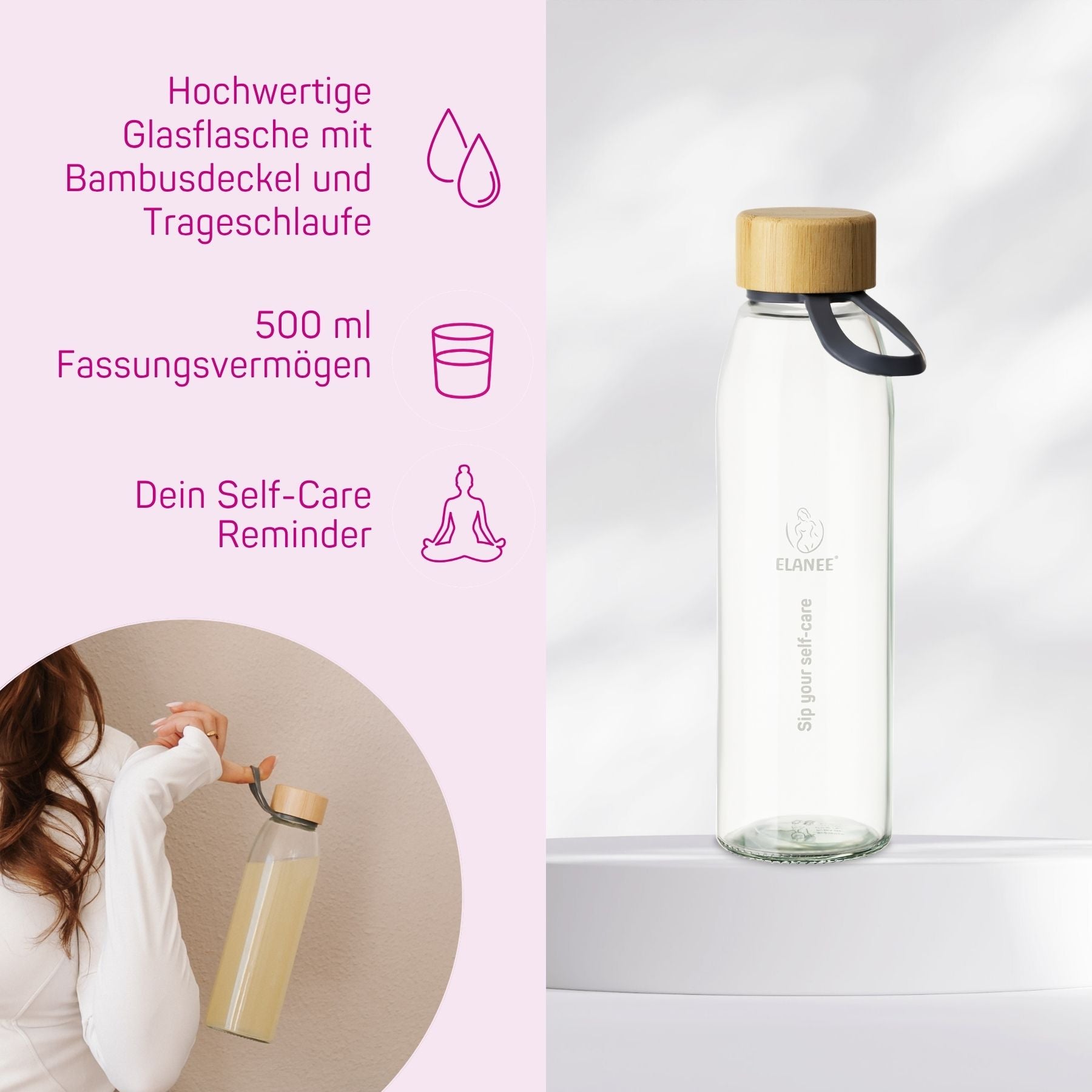 elanee-glasflasche-mit-bambusdeckel-self-care-collection image 2