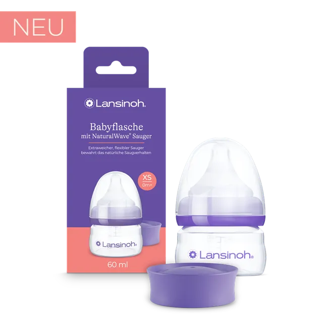 lansinoh-babyflasche-naturalwave-sauger-xs-60-ml image 1