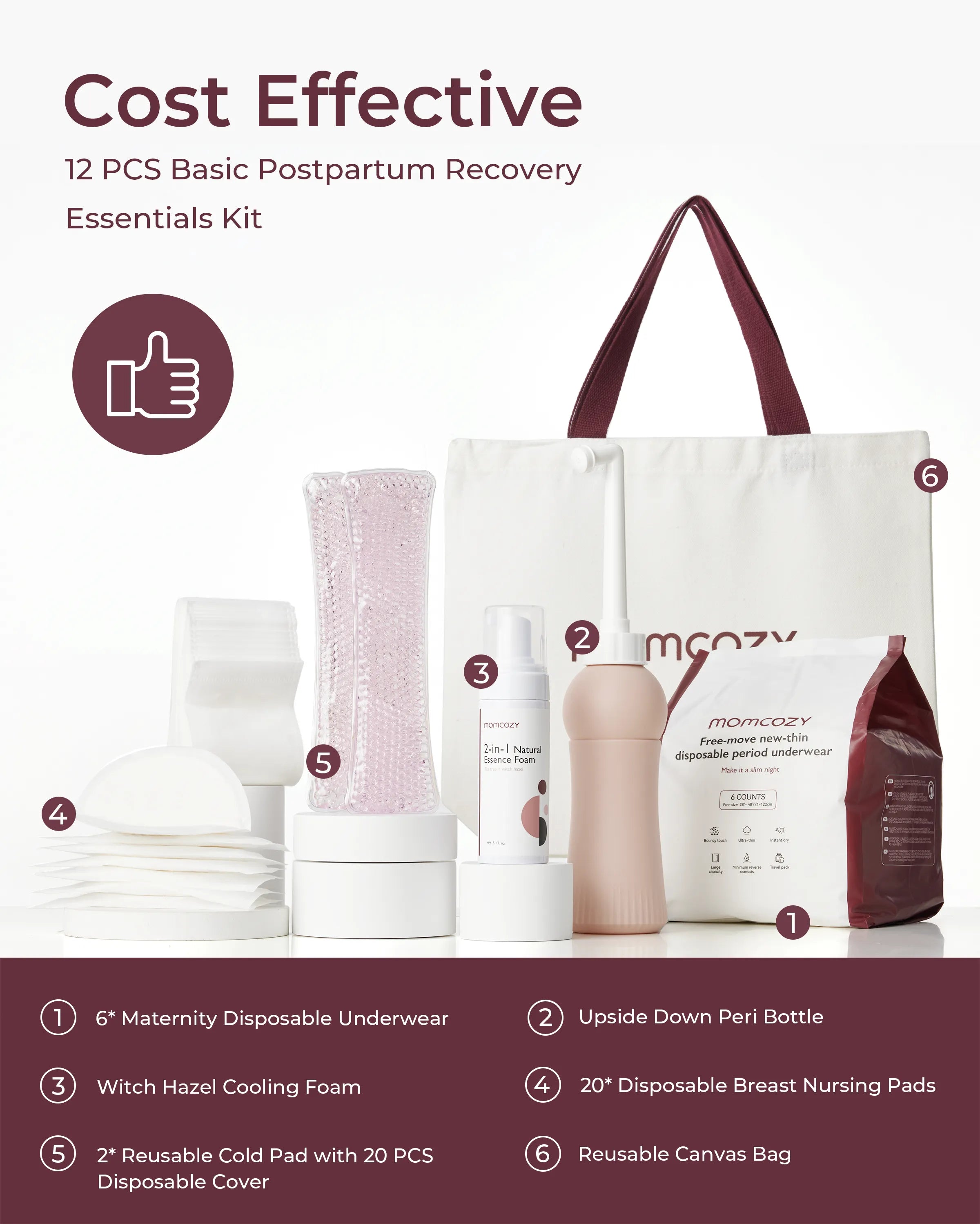 momcozy-postpartum-recovery-essentials-kit-wochenbett-set image 2