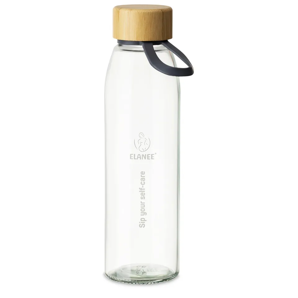 elanee-glasflasche-mit-bambusdeckel-self-care-collection image 1