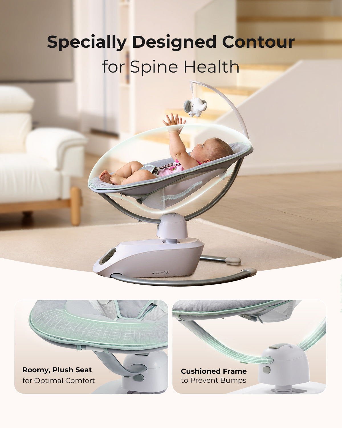 momcozy-cocosway-3d-motion-elektrische-babyschaukel image 4