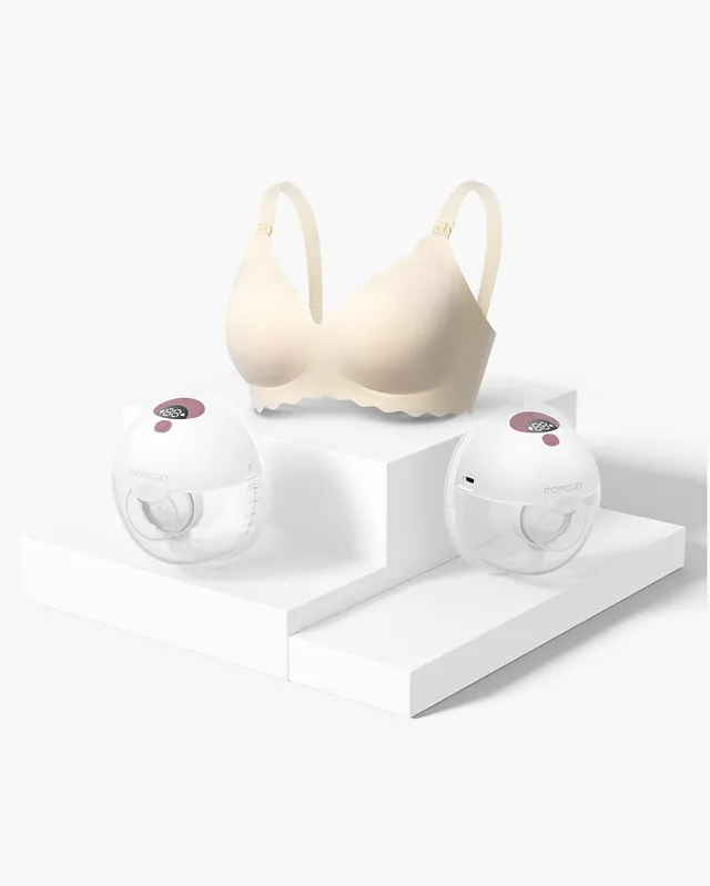momcozy-m5-smart-bh-bundle-zwei-kabellose-freih-ndige-milchpumpen-jelly-strip-bh image 1
