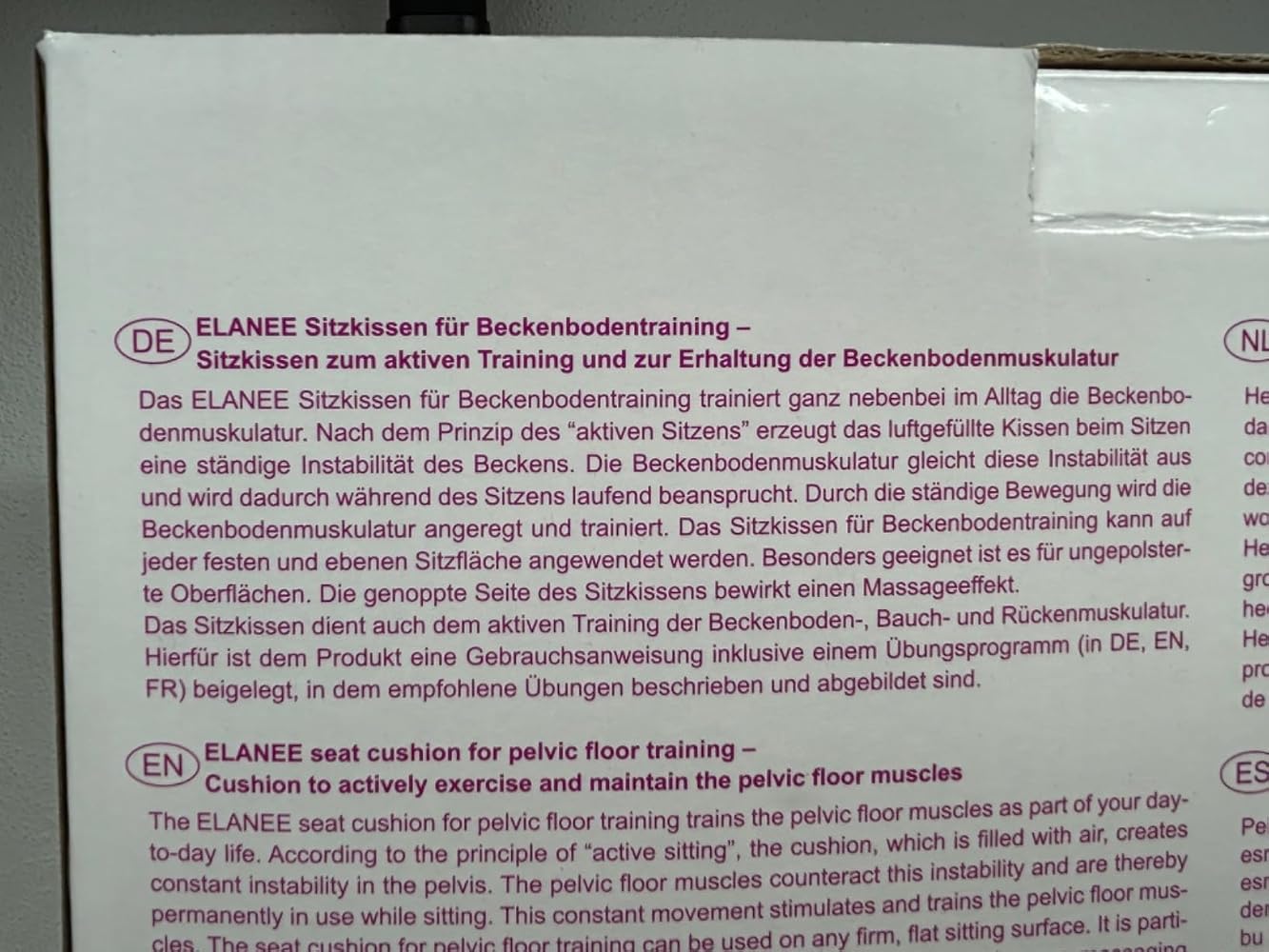 Rücken sagt Danke