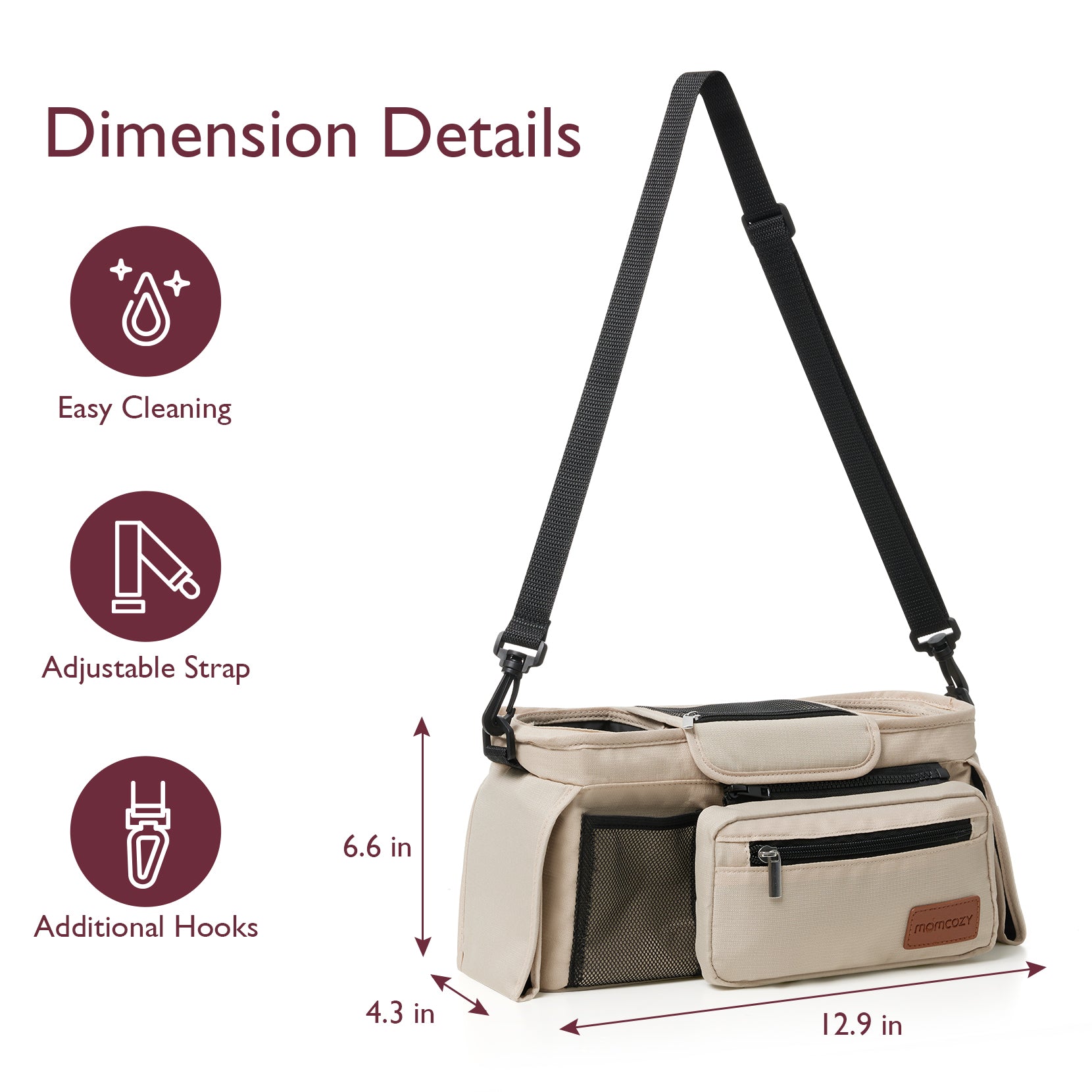 momcozy-kinderwagenorganizer-all-in-one-becherhalter image 2