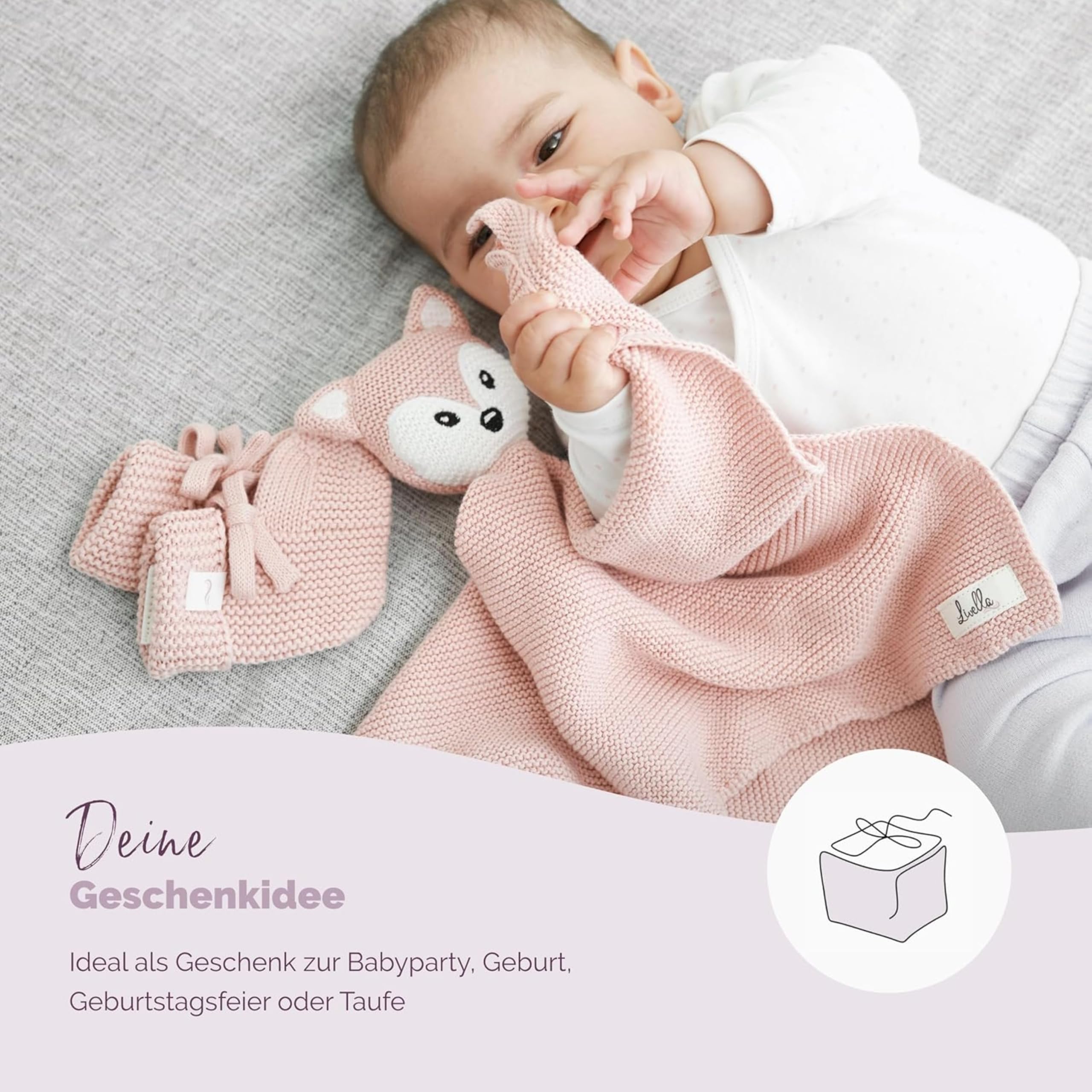 livella-kuscheltuch-fuchs-mit-s-ckchen-40x40-cm-bio-baumwolle image 6