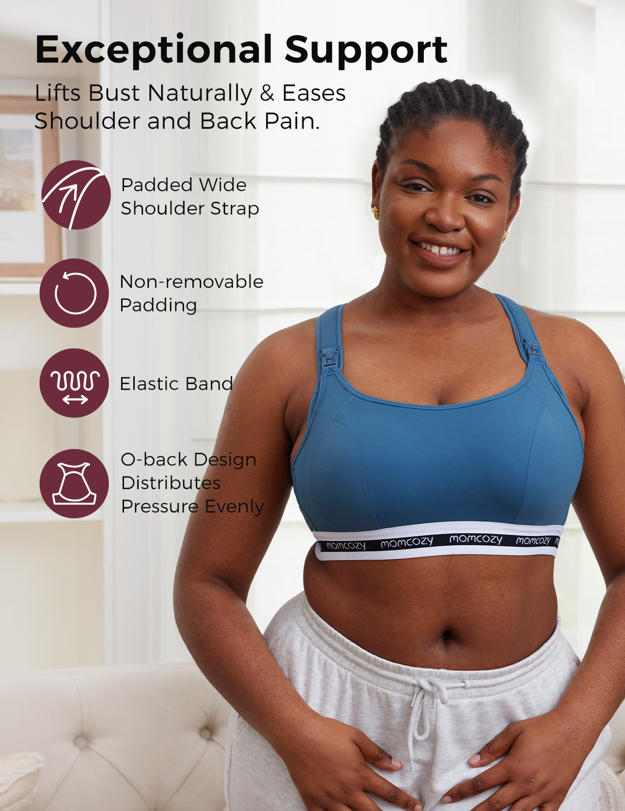 momcozy-active-low-impact-still-sport-bh image 5