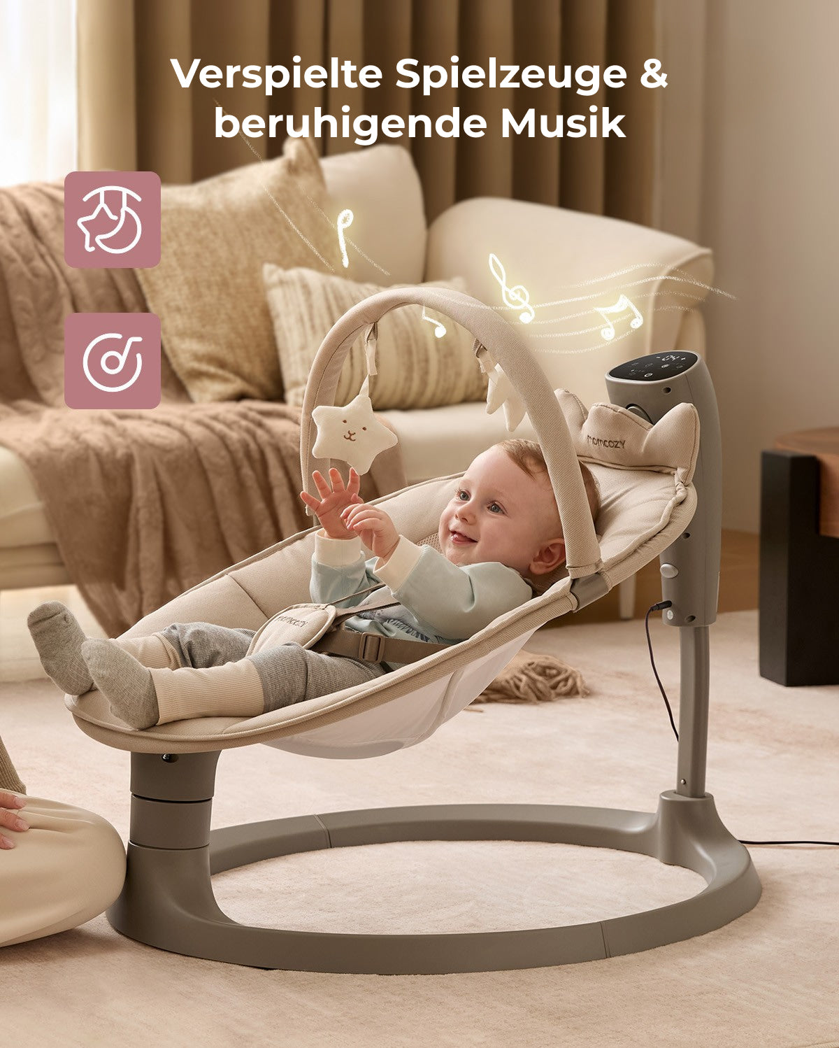 momcozy-2-in-1-elektrische-babyschaukel image 2