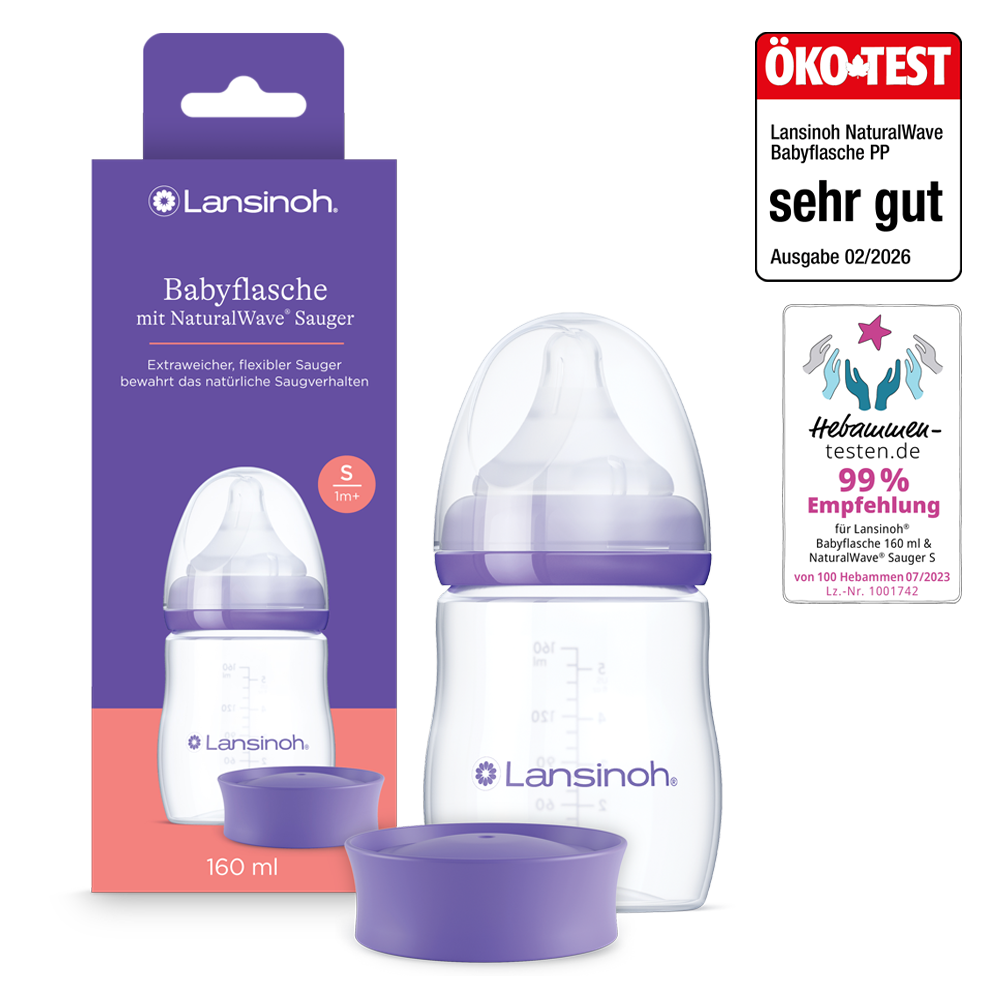 lansinoh-babyflasche-mit-naturalwave-sauger-160-ml image 1