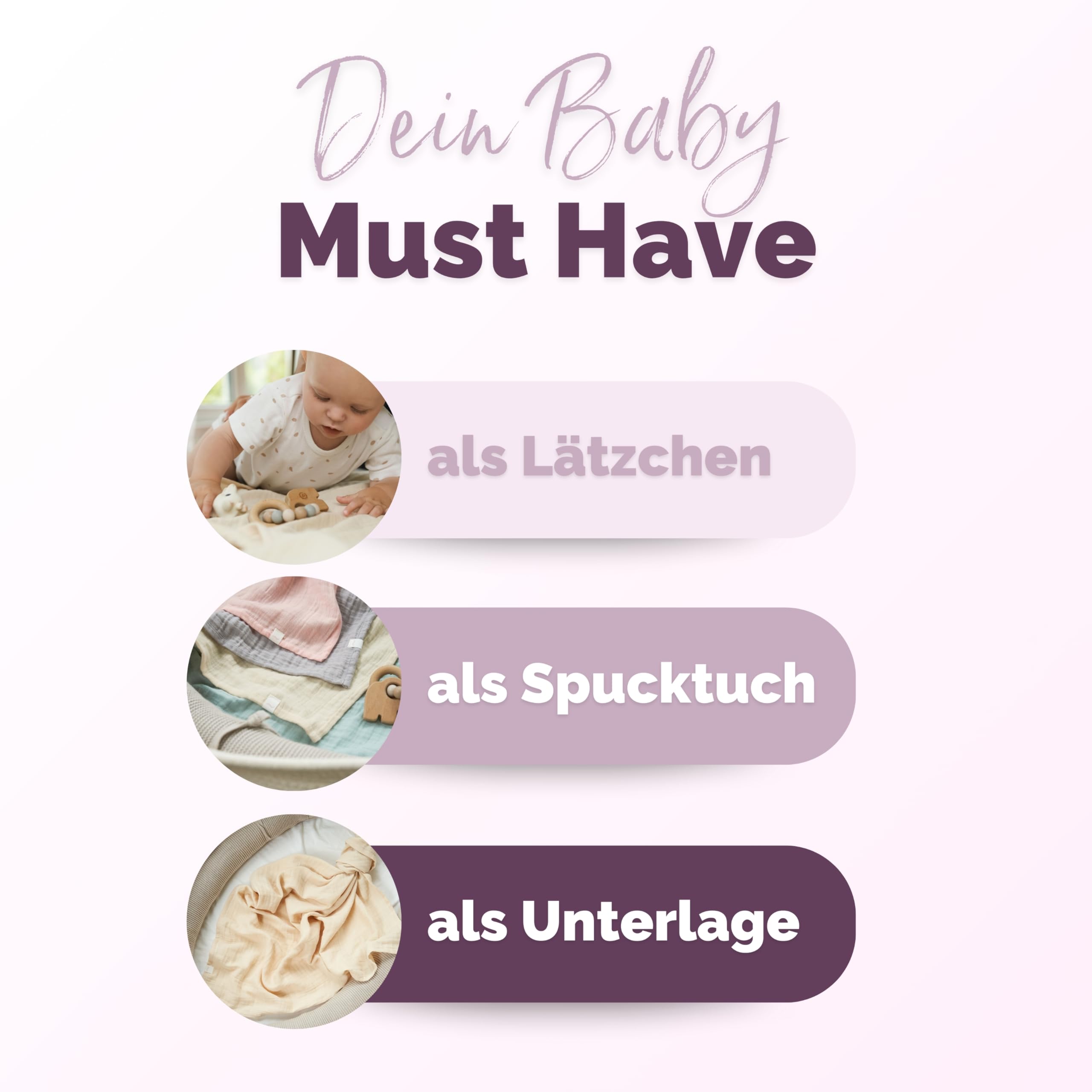 livella-mullt-cher-baby-4er-set-bio-baumwoll-musselin-65x65-cm image 5