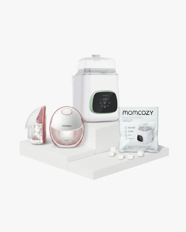 momcozy-m6-milchpumpe-bundle-mit-flaschenreiniger-und-reinigungsblock image 1