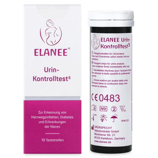 elanee-urin-kontrolltest-5-schnelltest-10-teststreifen image 1