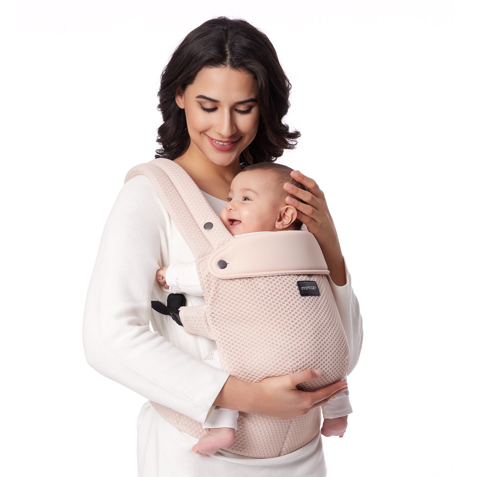 momcozy-erholung-bundle-purehug-babytrage-khaki-postpartum-bauchband-petite image 3