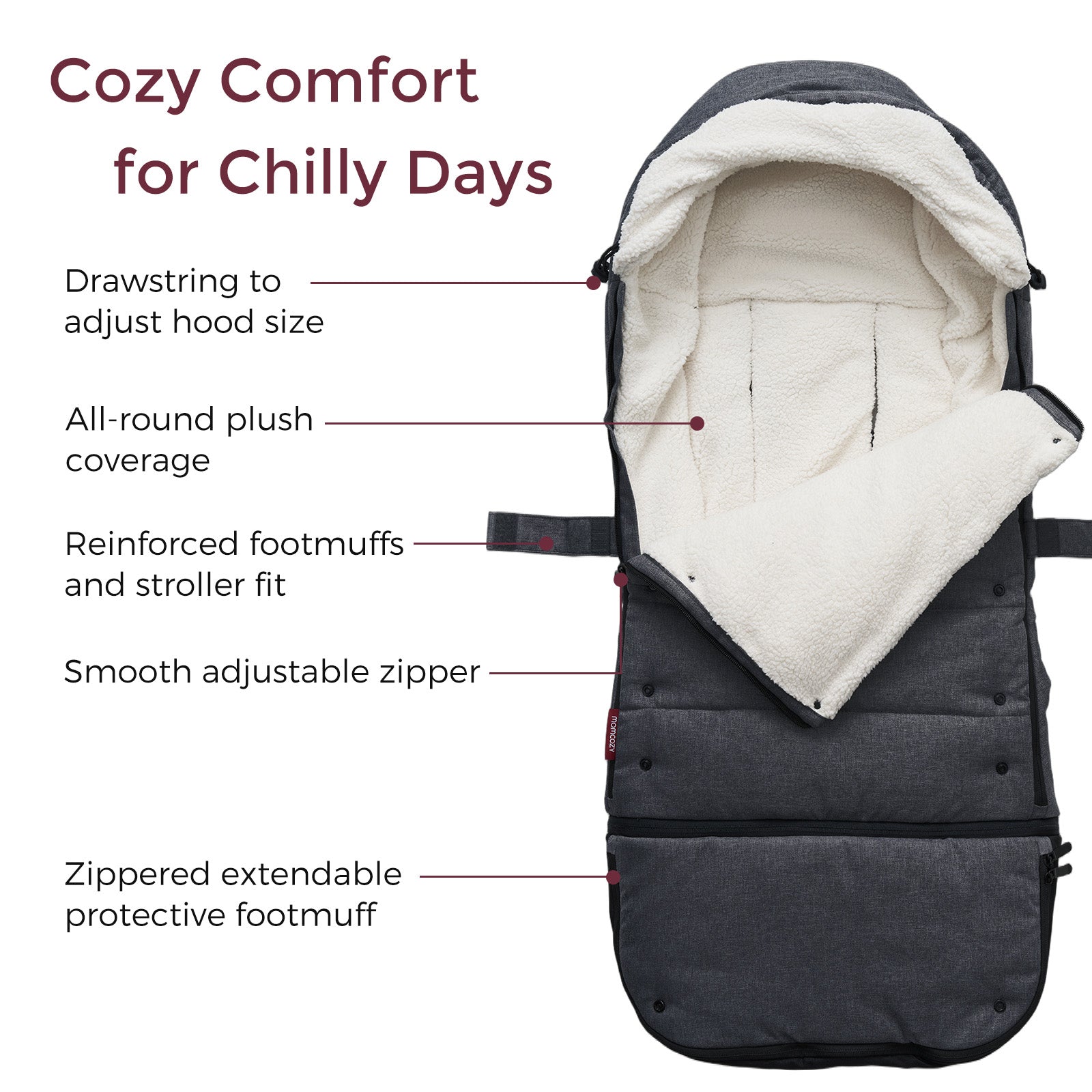momcozy-universal-kinderwagen-fu-sack-warmer-fu-sack image 3