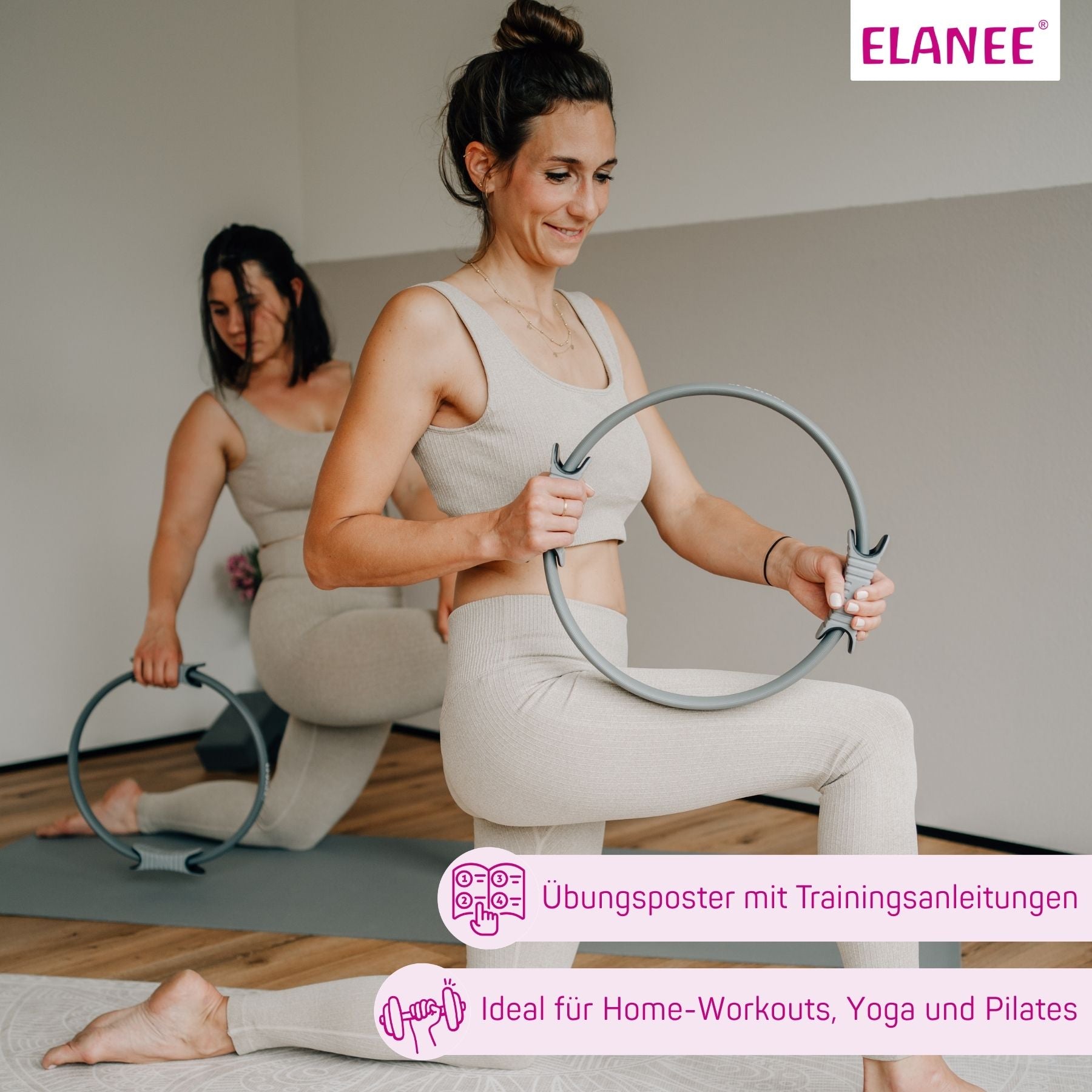 elanee-pilates-ring-38-cm-beckenboden-trainingshilfe-grau image 3