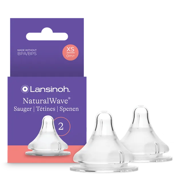 lansinoh-naturalwave-sauger-xs-silikonsauger image 1