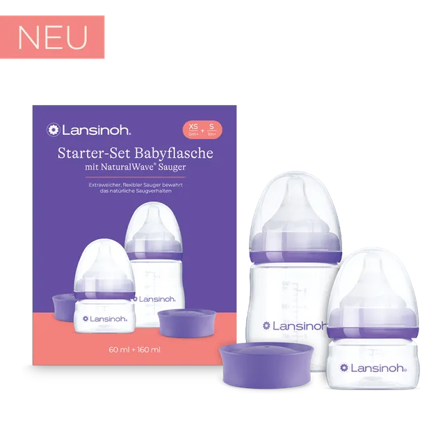 lansinoh-starter-set-babyflaschen-mit-naturalwave-sauger-xs-s image 1