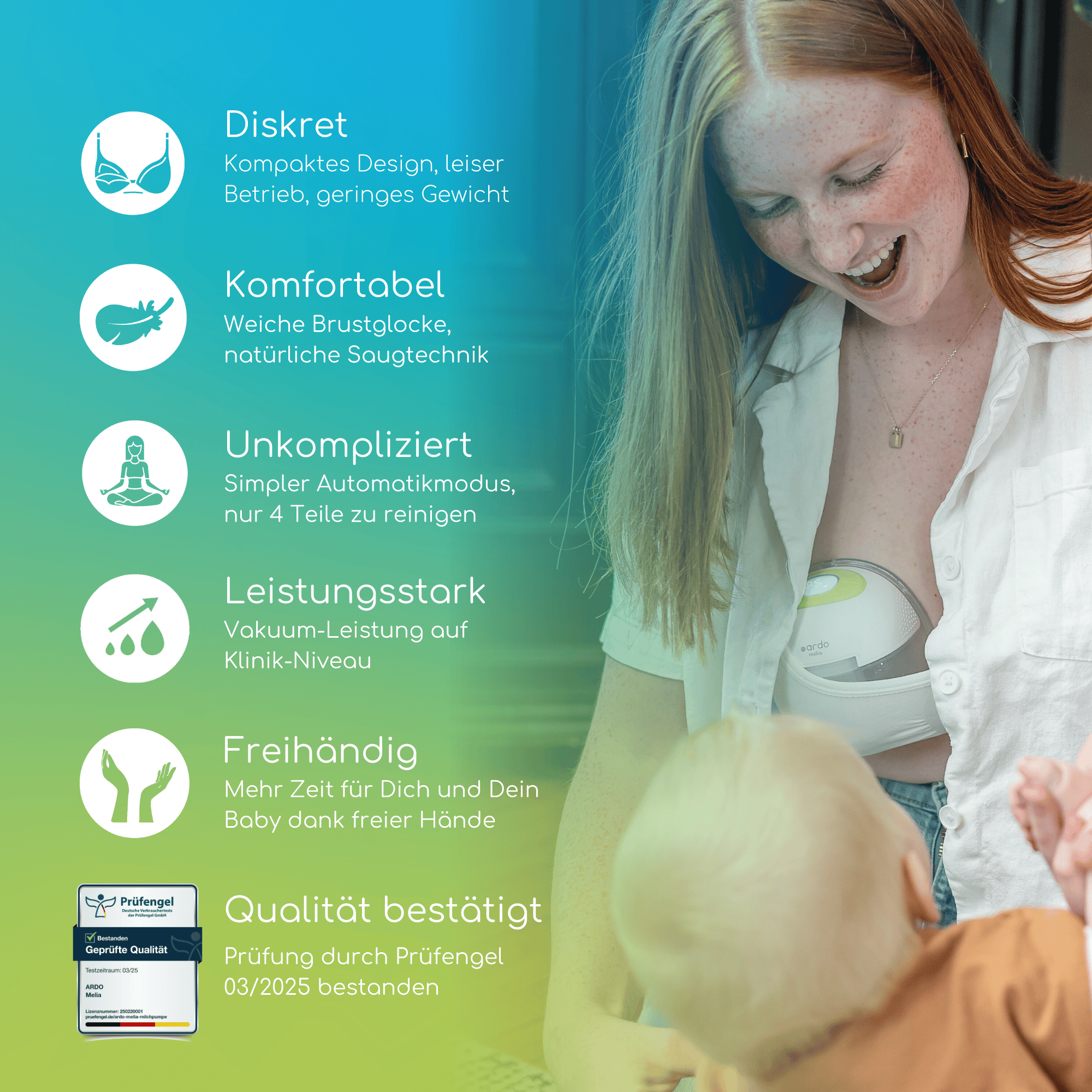 ardo-melia-elektrische-hands-free-milchpumpe image 2