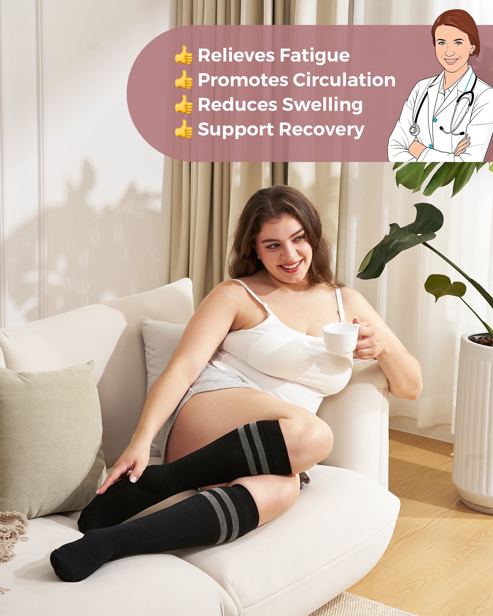 momcozy-kompressionssocken-schwangere-2er-pack-15-20-mmhg image 4