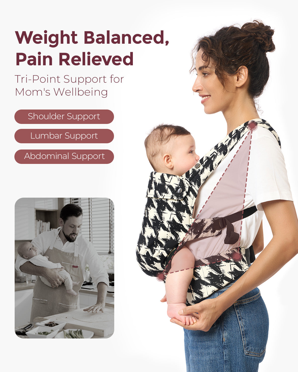 momcozy-purehug-babytrage-neugeborenen-trage image 3