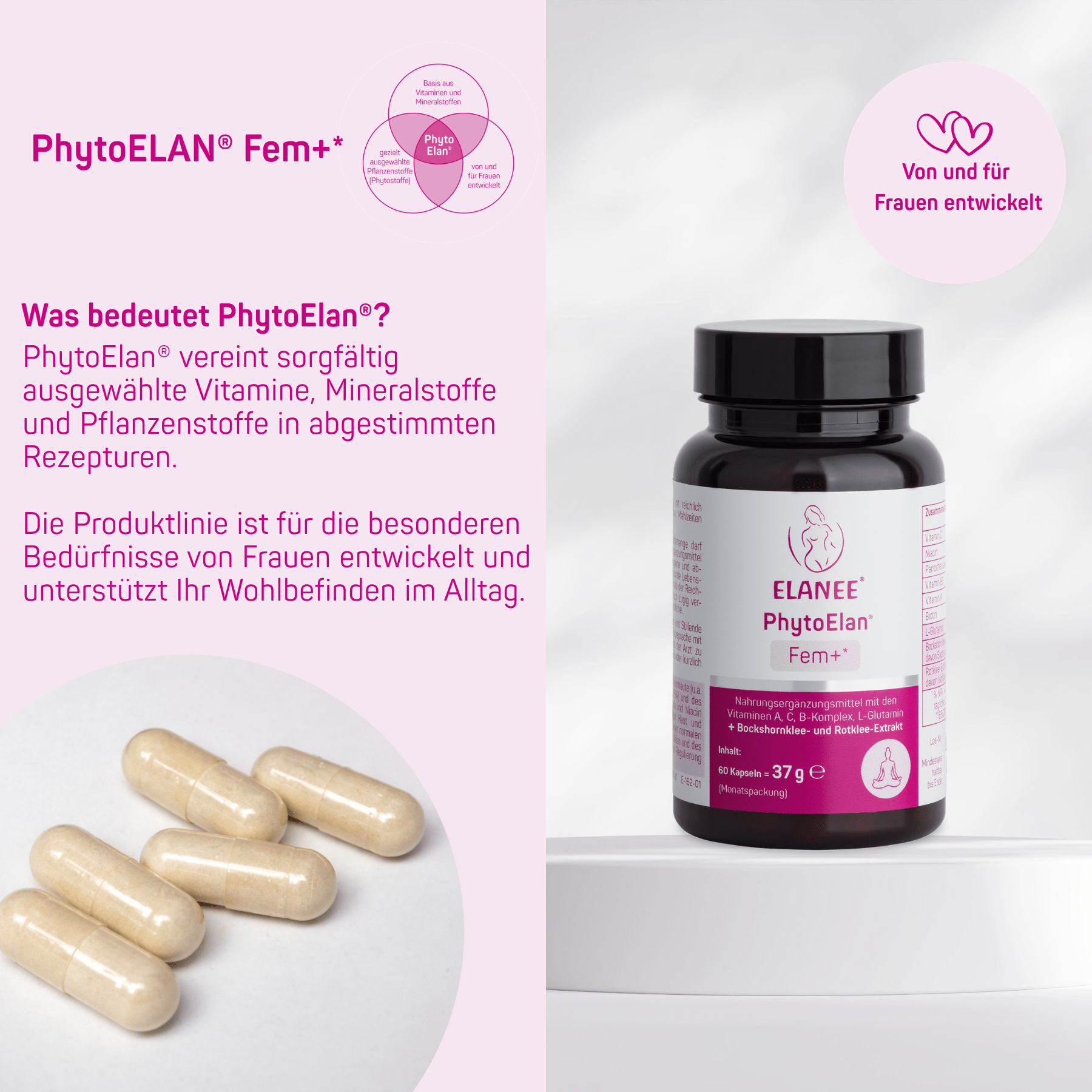 elanee-phytoelan-fem-nahrungserg-nzung-frauen-vitamin-b-komplex-kapseln image 2