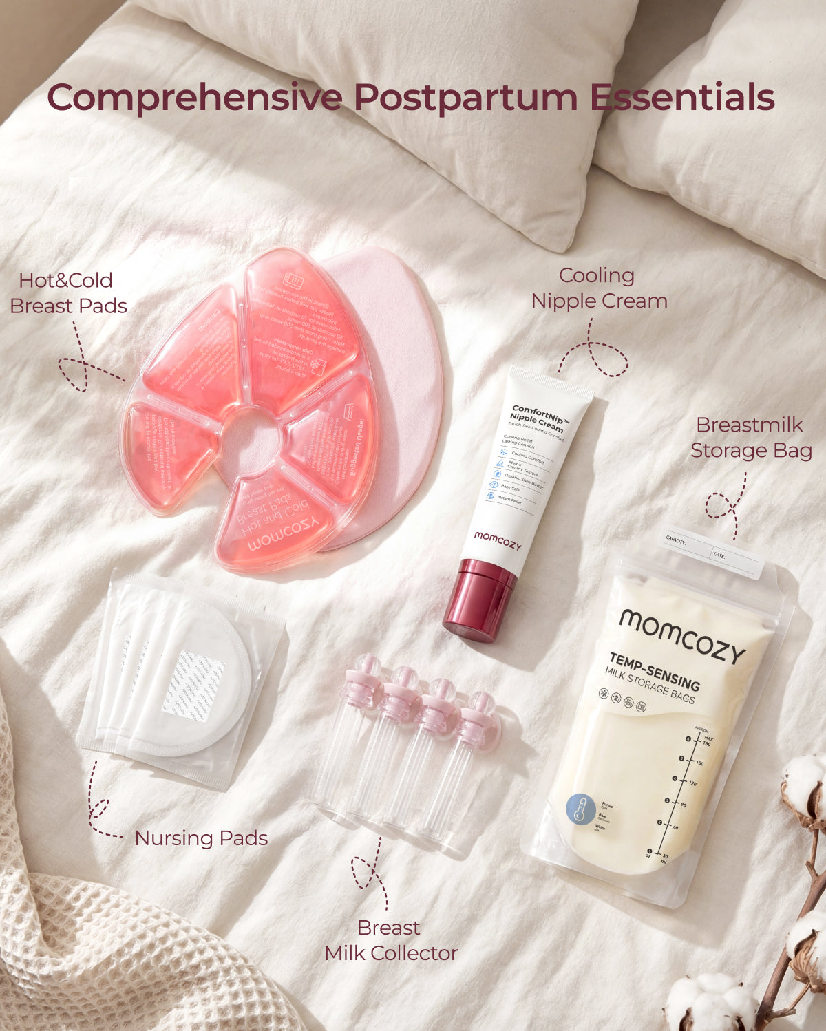 momcozy-breastfeeding-essentials-postpartum-kit-73-teilig image 2