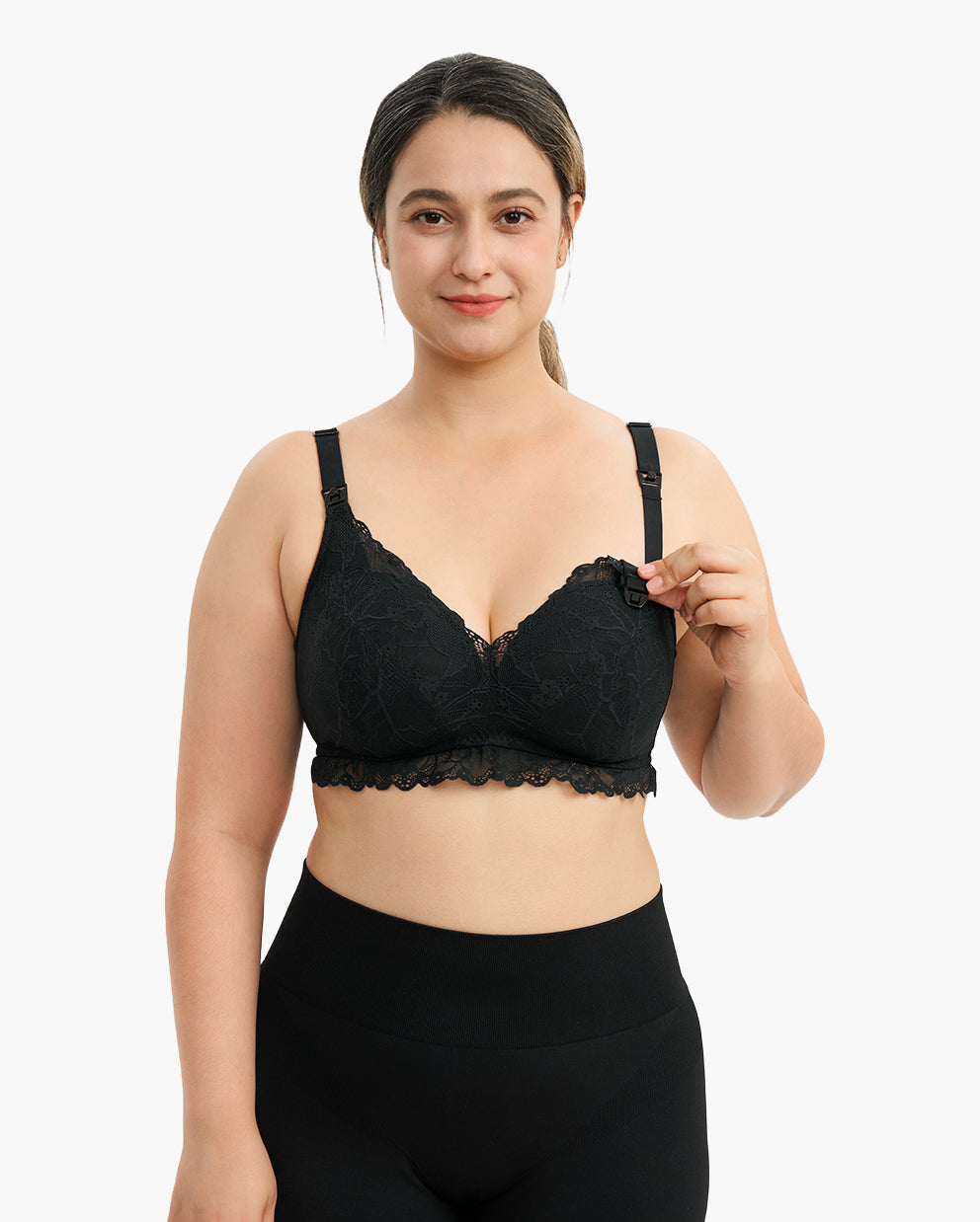 momcozy-v-ausschnitt-still-bh-aus-weicher-spitze-maternity-nursing-bh image 2