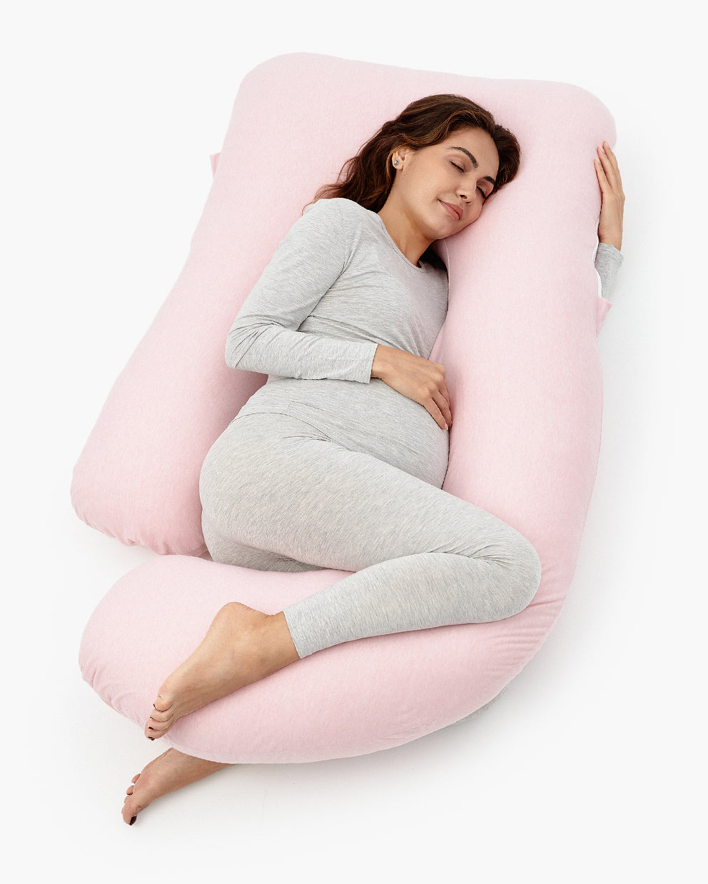 momcozy-huggable-u-f-rmiges-baumwoll-schwangerschaftskissen image 2