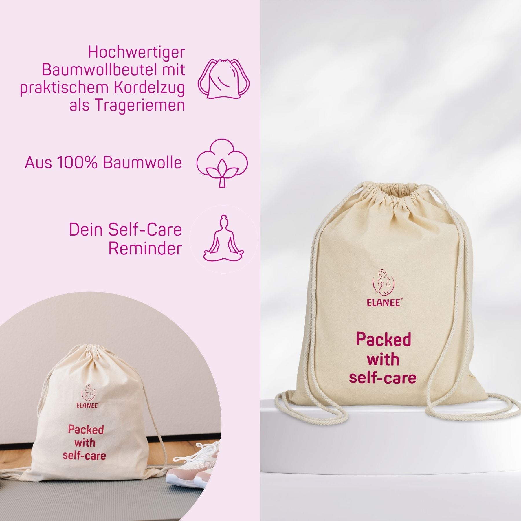 elanee-self-care-bag-baumwollbeutel-37-x-46-cm image 2