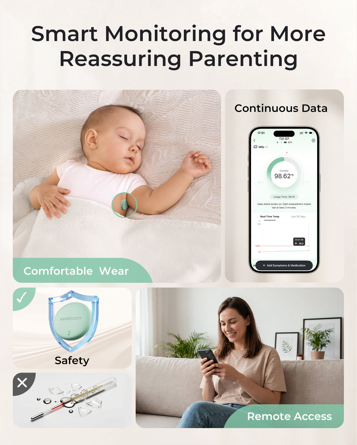 momcozy-smartes-babythermometer-mit-app-medizinische-genauigkeit image 8