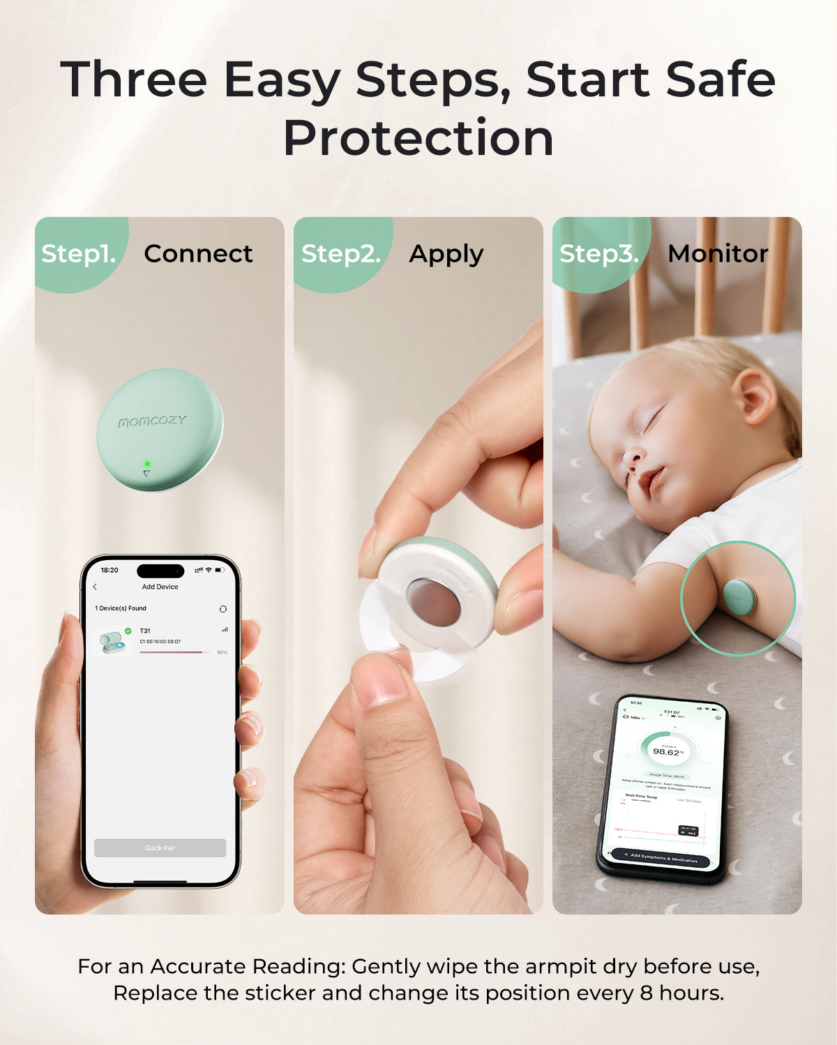 momcozy-smartes-babythermometer-mit-app-medizinische-genauigkeit image 6