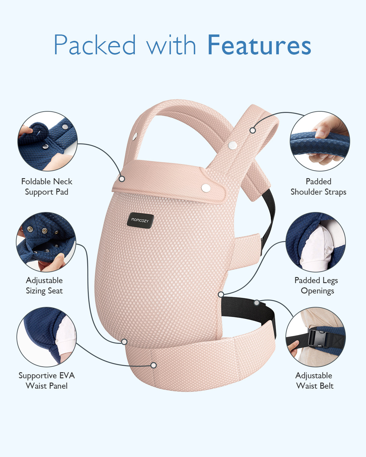 momcozy-purehug-air-mesh-babytrage-air-series image 5