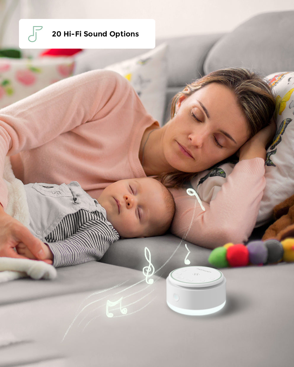 momcozy-portable-baby-sound-maschine-mit-langer-batterielebensdauer image 2