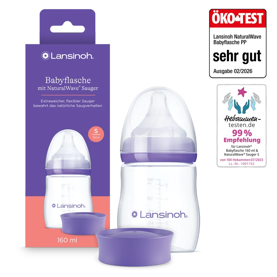 lansinoh-babyflasche-mit-naturalwave-sauger-160-ml image 1