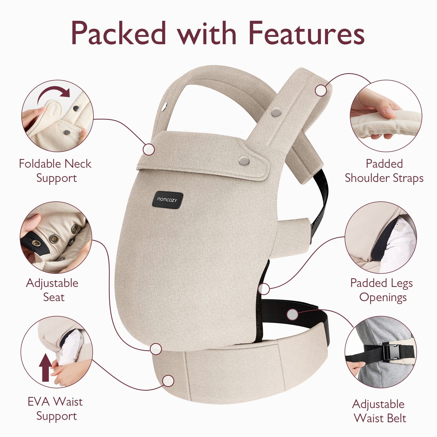 momcozy-outing-essentials-bundle-babytrage-und-clip-on-kinderwagen-ventilator image 4